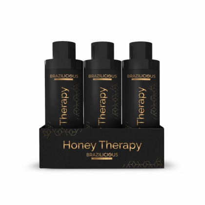 Brazilicious Honey Therapy Keratine Behandeling Kit 3x100ml